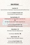 Ora Restobar menu prices